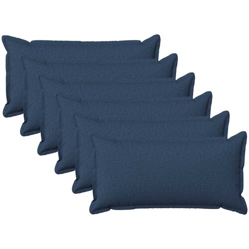  Presvlaka za jastuk 6 pcs HOUTEN Plava 40 x 80 cm Umjetni lan Cene