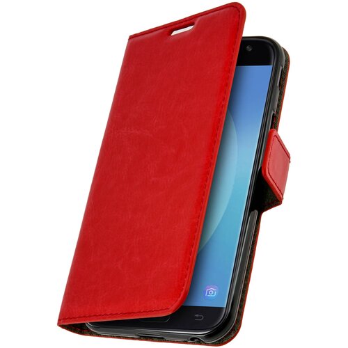 AVIZAR vintage series, preklopna torbica denarnica za samsung galaxy J3 2017 – rdeča, (20526608) Cene
