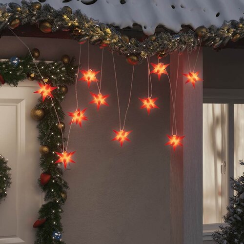  Božićna svjetiljka 10 LED crvena 10 cm Cijene