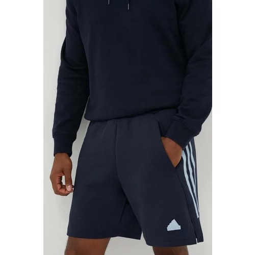 Adidas Kratke hlače moški, mornarsko modra barva