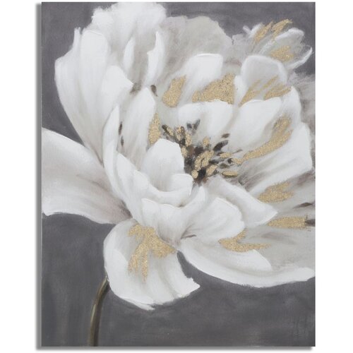 Mauro Ferretti Slika White/Gold Flower Slike