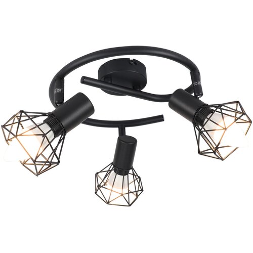 Nettlife 3 okrogli E14 črni retro kovinski vrtljivi stropni reflektorjimaks. 25 W (žarnice niso priložene), (22116728) Cene