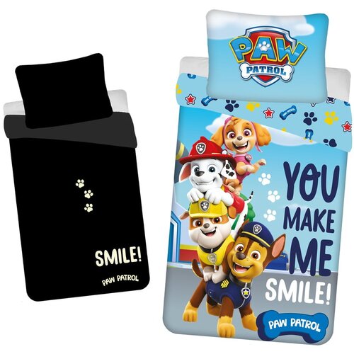 Jerry Fabrics Pamučna dječja posteljina sa svjetlećim efektom za krevet za jednu osobu 140x200 cm Paw Patrol &amp;ndash; Slike