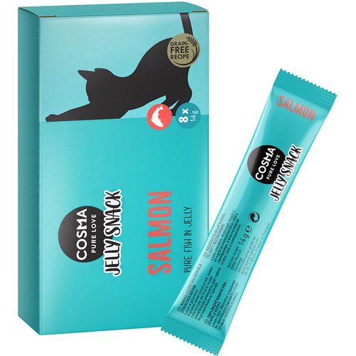  Varčno pakiranje Cosma Jelly Snack 24 x 14 g - Losos Cijene