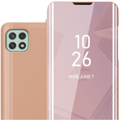 Cadorabo CARE, združljiv s Samsungom v Kunzit Pink - prozorno za za&amp;scaron;čito z ogledalom z zrcalo z funkcijo stojala 360 stopinj za&amp;scaron;čita, (20596808) Slike
