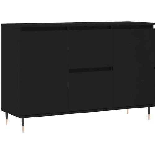 Maison Chic Komoda - Predalnik črna 104x35x70 cm inženirski les, (21716085) Slike