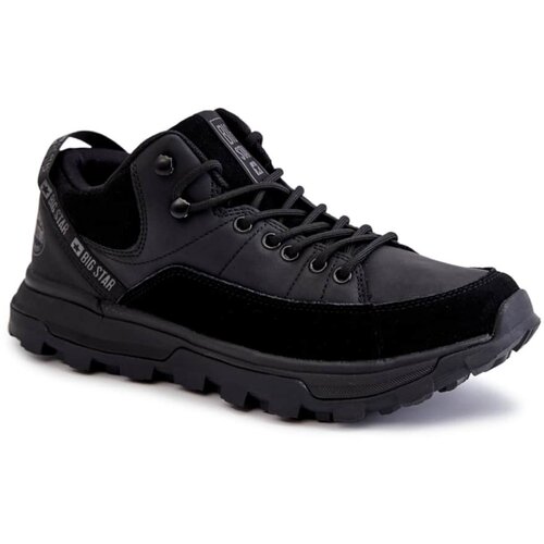 Big Star Men's Sport Shoes Trappers KK174244 Black Cene