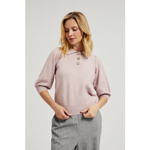 Marisse Women's Sweater Z-Sw-4527 Pink Mel Cene