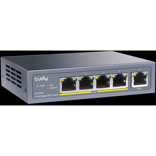 Cudy 5-port Gigabit PoE+Switch 60W GS1005P Cijene