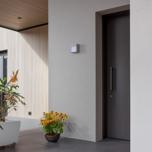  Brilagi -LED spolja&amp;scaron;nje zidno svetlo sa senzorom TERNI LED/12W/230V sivo IP44 Slike