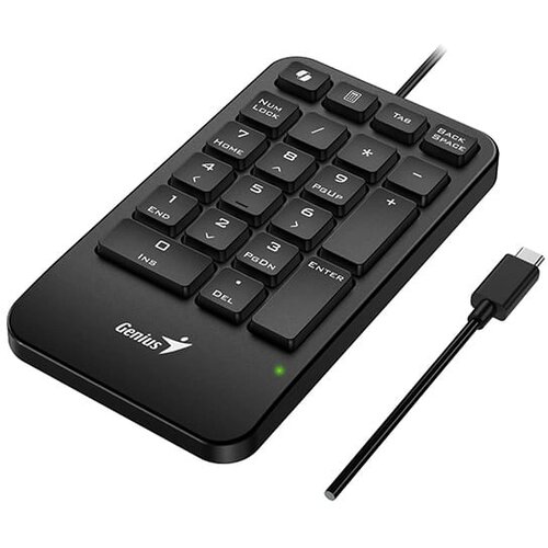 Genius NumPad 125,USB-C,Black Cene