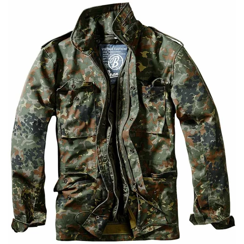 Brandit Moške vojaške zimske jakne M-65 Standard, Fleck Tarn