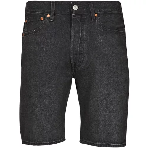 Levi's Kratke hlače & Bermuda 501® HEMMED SHORT Črna