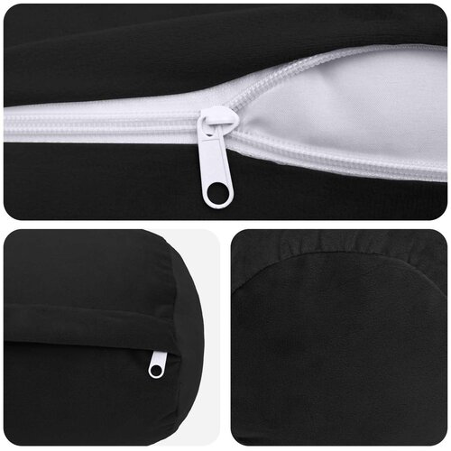  Presvlaka za jastuk 2 pcs HEERLEN Crna &amp;Oslash; 15 x 40 cm Bar&amp;scaron;un Slike