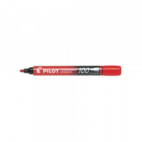 Pilot permanent marker crveni obli vrh SCA-100-Rl 511103 Slike