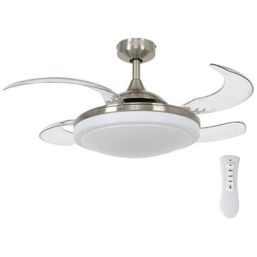  FANAWAY 212982- Plafonski ventilator EVORA 2xE27/20W/230V hrom + daljinski upravljač Cene