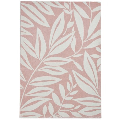 Catherine Lansfield Svetlo rožnata preproga 120x170 cm Sorral Leaves – Cene
