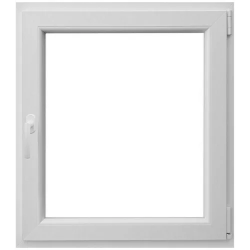 PVC prozor s kvakom (Š x V: 80 x 90 cm, DIN desno, Bijele boje)