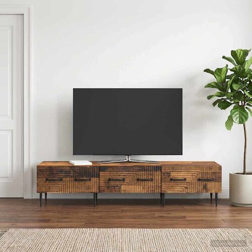  TV ormar s ladicama 147 x 34,5 x 30 cm Konstruirano drvo Slike