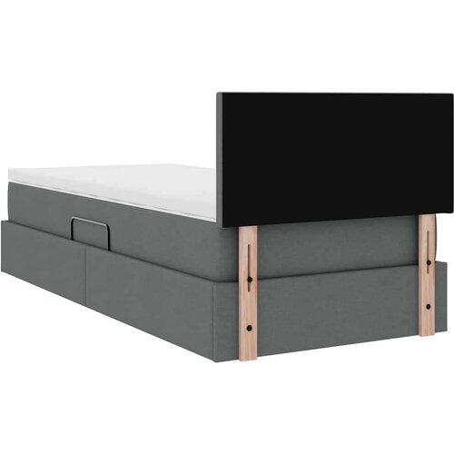  Krevet s madracem i skladi&amp;scaron;tem Tamno siva 90 x 200 cm - Tamno siva 90 x 200 cm Gladak dizajn Slike
