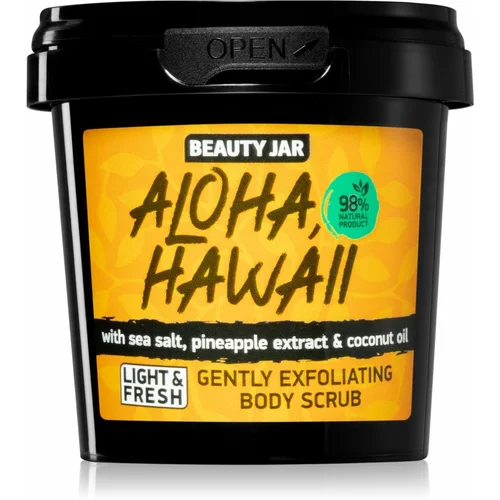 Beauty Jar Aloha, Hawaii nežni piling za telo z morsko soljo 200 g