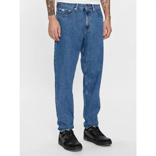 Calvin Klein Jeans Jeans hlače J30J323885 Modra Tapered Fit