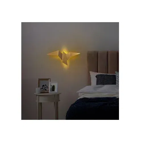 Opviq LED zidna lampa u zlatnoj boji Pacali –
