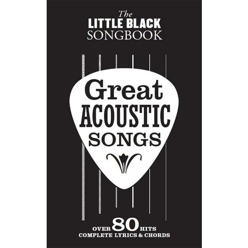 The Little Black Songbook Great Acoustic Songs Nota