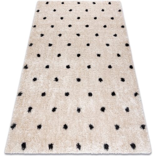 RugsX Preproge Preproga FLUFFY 2370 košati točke - krem 120x170 cm Bež Cene
