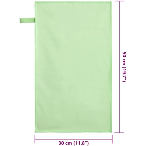  Sportski Ručnici 2 pcs Zelena 50 x 30 cm Poliester i poliamid Slike