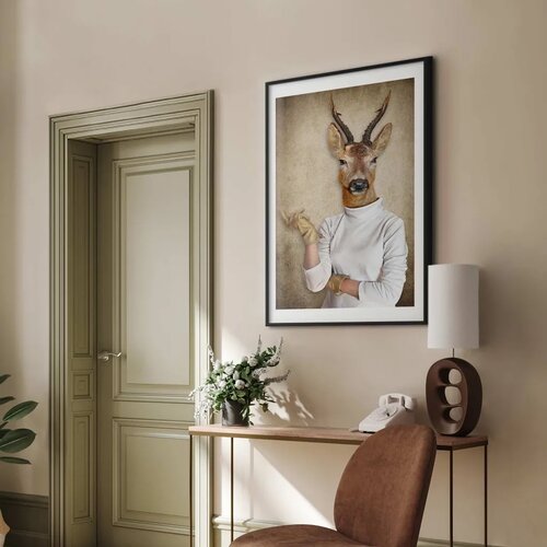  Plakat - Lady of the House 21x30 Crni okvir s margom Slike