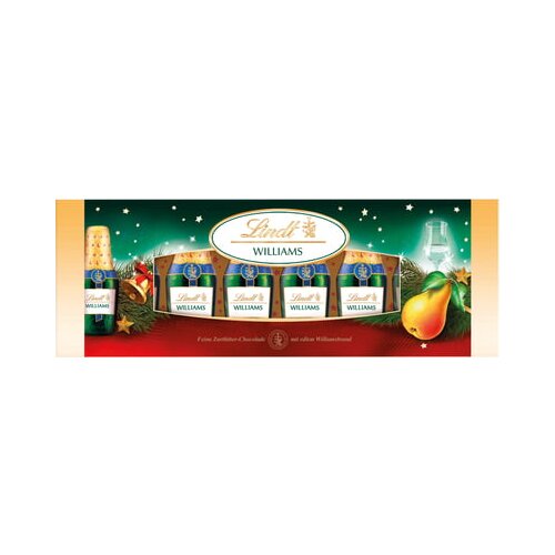 Lindt Čokoladne stekleničke z alkoholom - viljamovka Cene