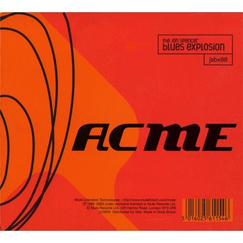 POSNETI MEDIJI JON SPENCER B.EXPLOSION - ACME - 1CD, (21012291) Cene