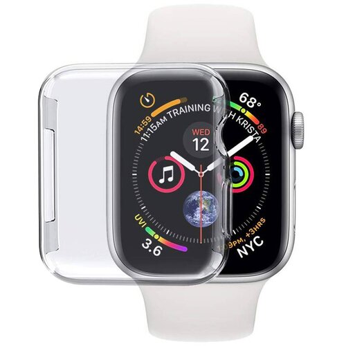 AVIZAR Ovitek za Apple Watch 6 / SE / 5 / 4 (40 mm), silikonska za&scaron;cita zaslona, (20615876) Cene