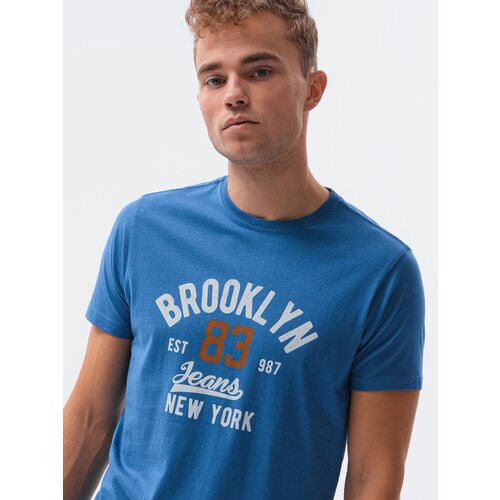 Ombre Men&amp;#039;s printed t-shirt V-19C Slike