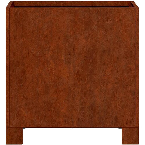  Sadilica s nogama boja hrđe 30 x 30 x 30 cm od čelika COR-TEN Slike