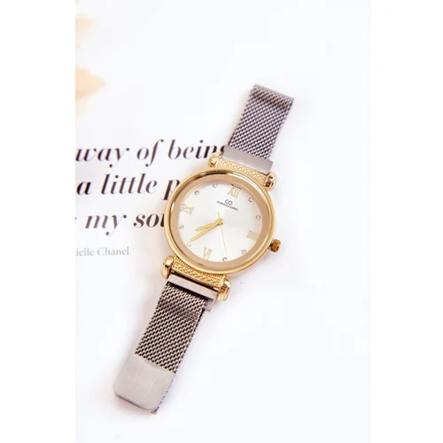 Kesi Giorgio & Dario Women's Watch With A Magnet Bracelet Silver-Gold