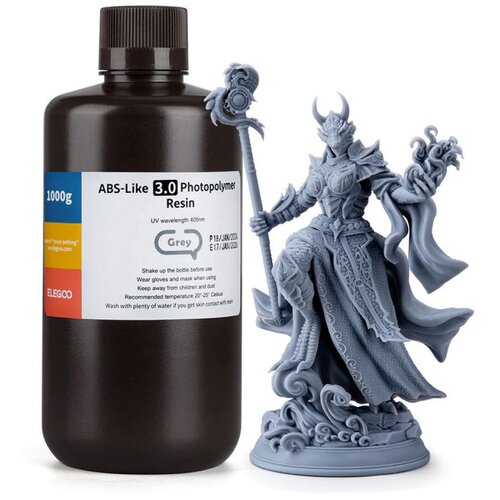 Elegoo abs-like 3.0 resin 1000G grey Cene