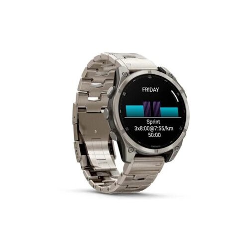 Garmin Fenix 8 3.56 cm (1.4) AMOLED 47 mm Digital 454 x 454 pixels Touchscreen Titanium Wi-Fi GPS (satellite) Cijene