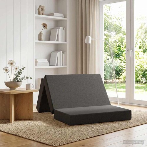 SOFA na razvlačenje 100 x 67 x 45 cm Tamnosiva Cijene