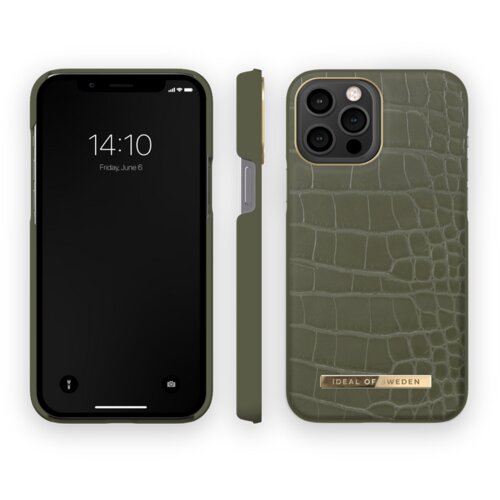 Ideal od Sweden iDeal of Sweden Maskica AT - iPhone 13 Pro Max - Khaki Croco Cene