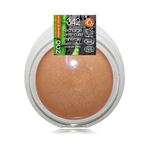 Zao Dopunski Mineral Cooked puder - 342 Copper Caramel Slike