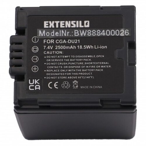 Extensilo Baterija CGA-DU14 / CGA-DU21 za Panasonic NV-GS10 / PV-GS50 / VDR-M30, 2500 mAh Cene