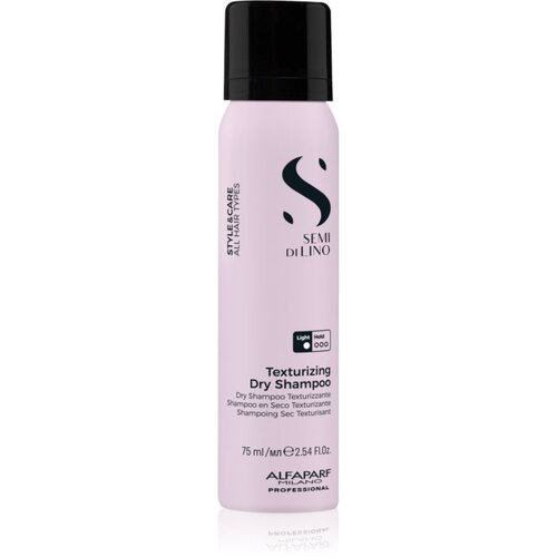 ALFAPARF MILANO Semi di Lino Style&amp;amp;Care Dry Shampoo suhi &amp;scaron;ampon za strukturo las z UV faktorjem 75 ml Slike