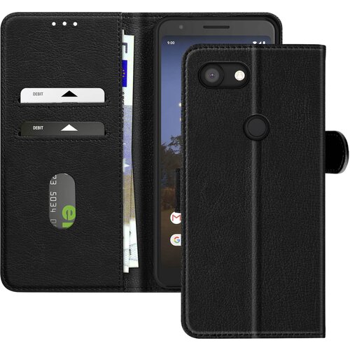 AVIZAR Ohišje za telefon Google Pixel 3a v ohišju z denarnico in videodrževalnikom, Črna, (5000012133) Cene