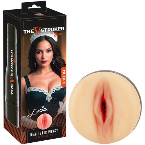 Rebel The V-Stroker Lucia - realistična umetna vagina masturbator (barva kože) Slike