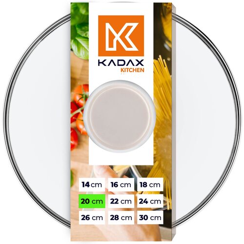 KADAX stekleni pokrov 20 cm univerzalni toplotno odporen pokrov za lonce in ponev, (5000355902) Cene