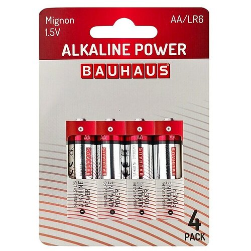 BAUHAUS Alkalna baterija Power (Mignon AA, Alkalijski (mangan), 1,5 V, 4 kos) Cene