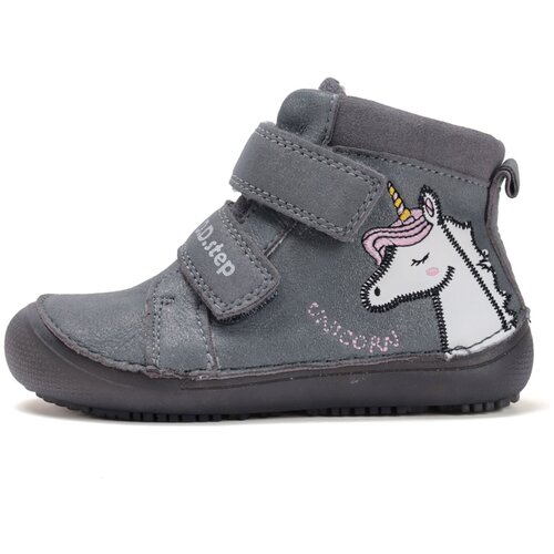 DD Step čevelj gležnjar A063-52815M barefoot D dark grey 30 Slike