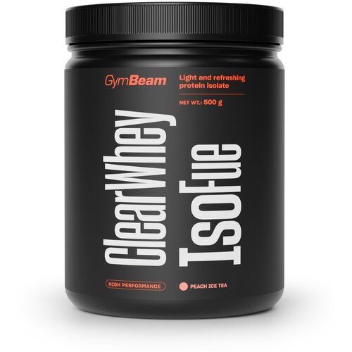 GymBeam Clear Whey IsoFue 500 g ledeni čaj od breskve Cene